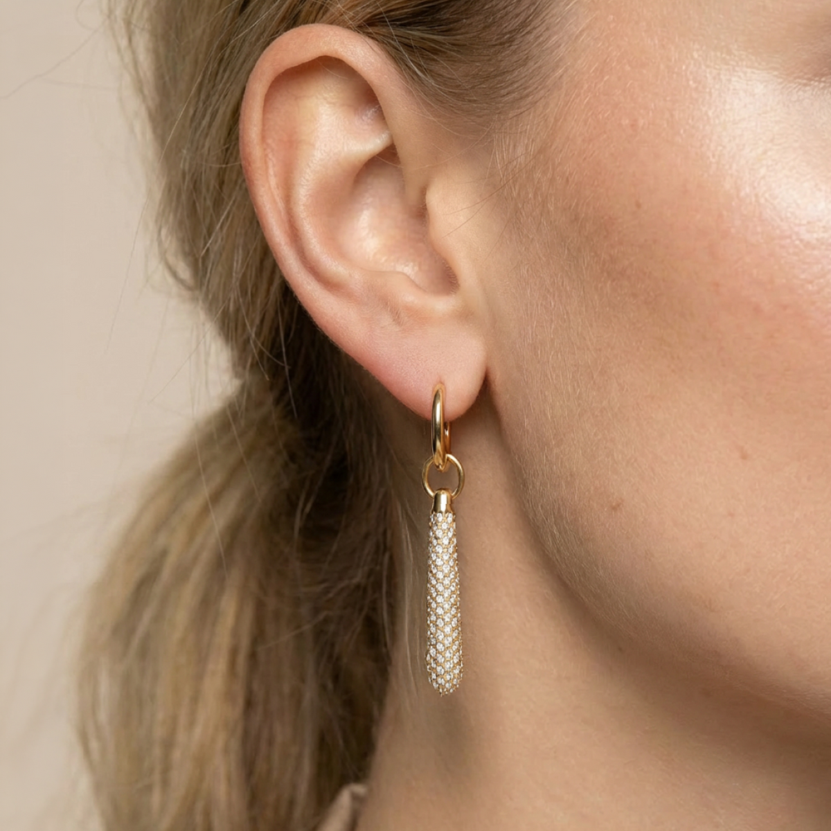 Bering Boucles d'oreilles Arctic Pavé 748-27-05