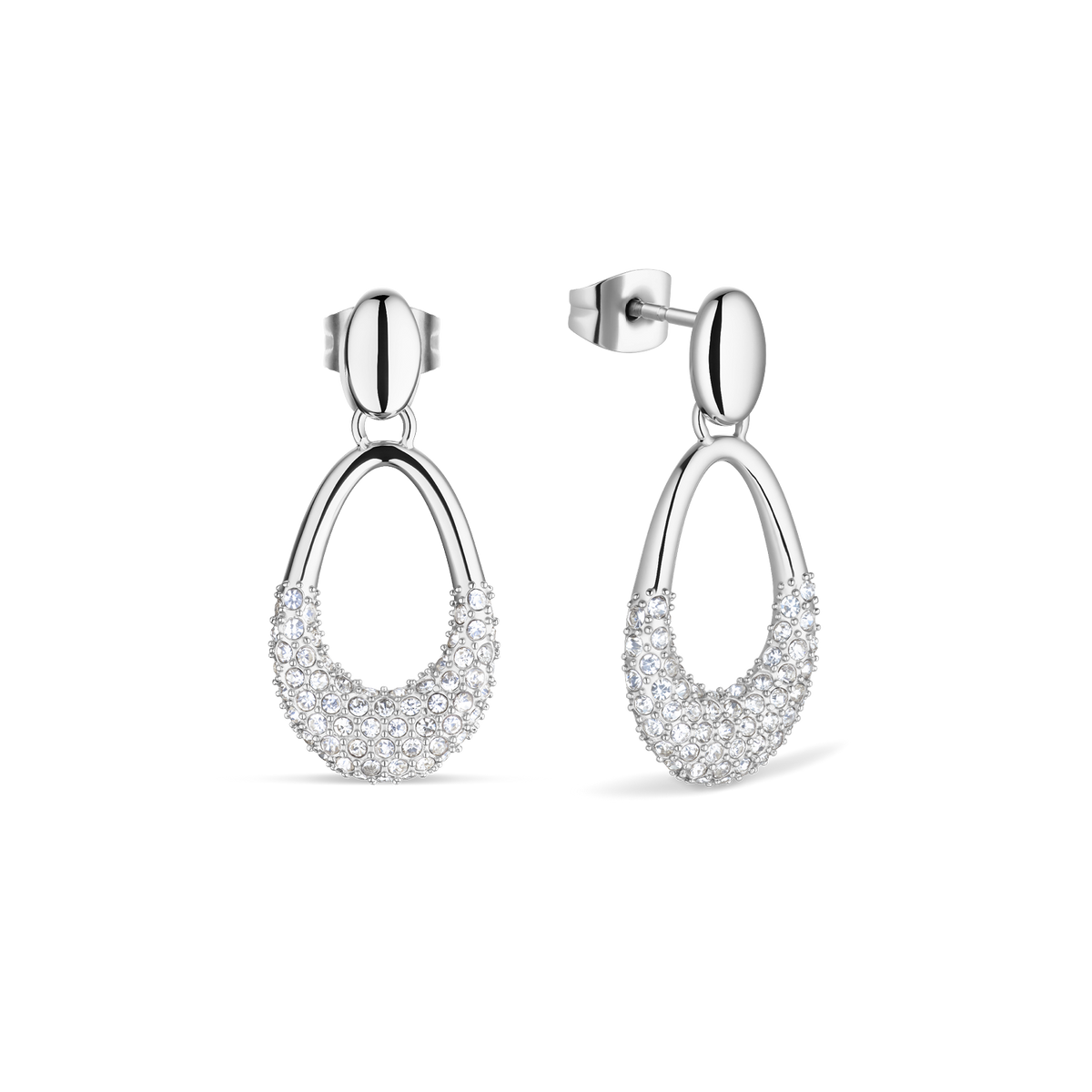 Bering Boucles d'oreilles Arctic Pavé 757-17-05