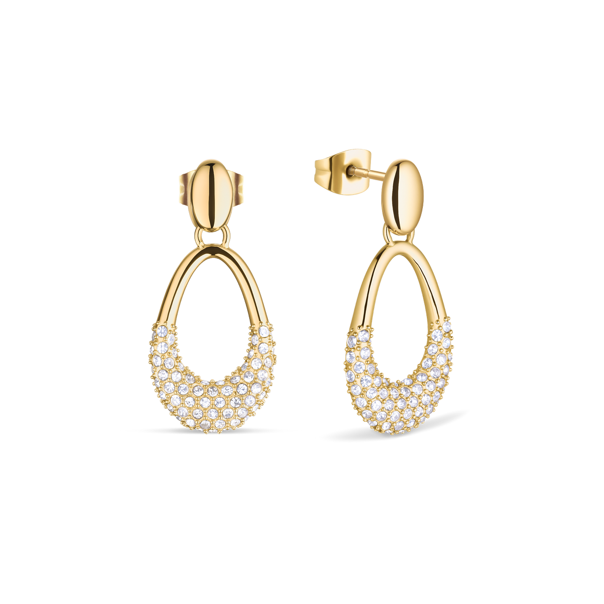 Bering Boucles d'oreilles Arctic Pavé 757-27-05