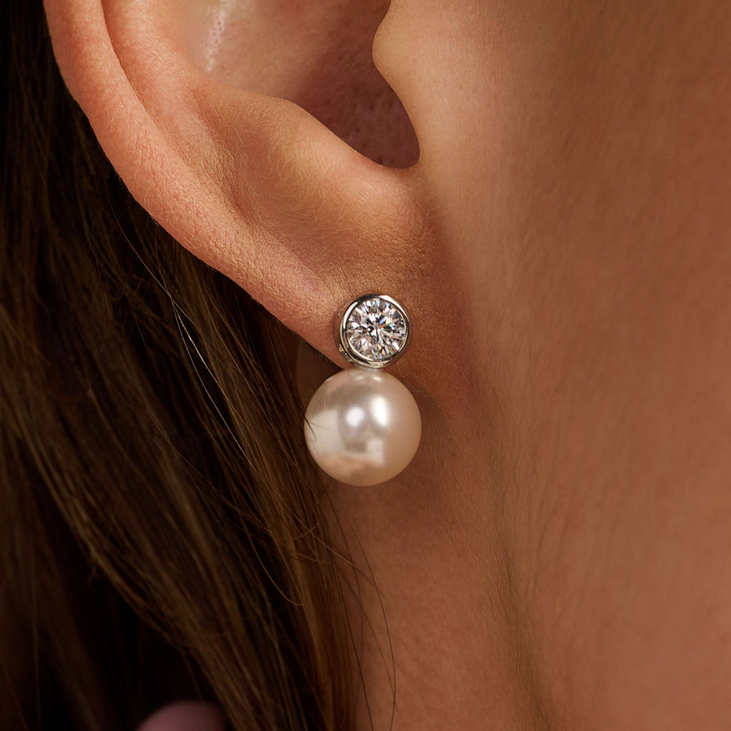 Ti Sento Milano Puces d'oreilles Perles 7590PW