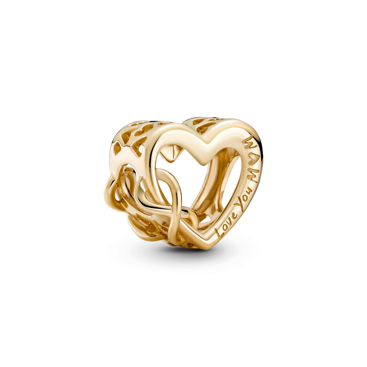 Pandora Moments Charm Cœur Infini Love You Mum (Je t'aime Maman) 759515C00