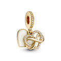 Pandora Moments Charm Pendant Cœur Infini Scintillant 759516C01