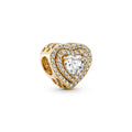 Pandora Moments Charm Cœurs Nivelés Scintillant 759517C01