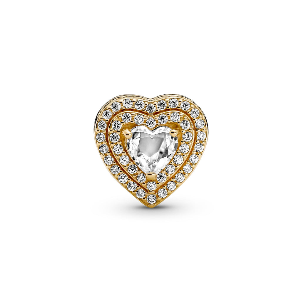 Pandora Moments Charm Cœurs Nivelés Scintillant 759517C01
