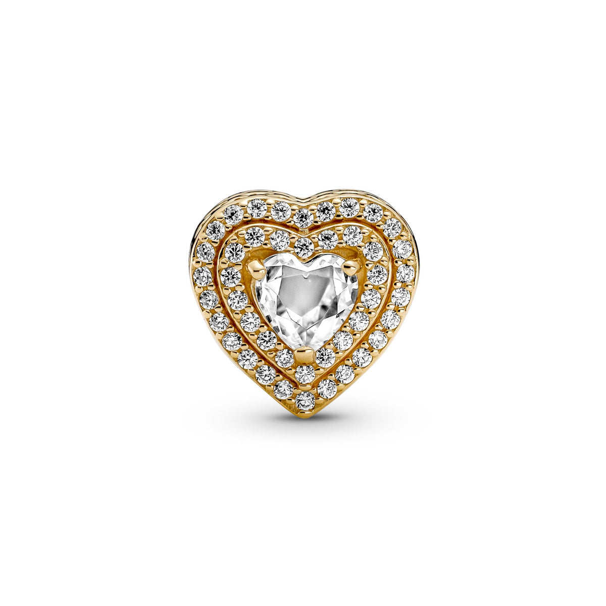 Pandora Moments Charm Cœurs Nivelés Scintillant 759517C01