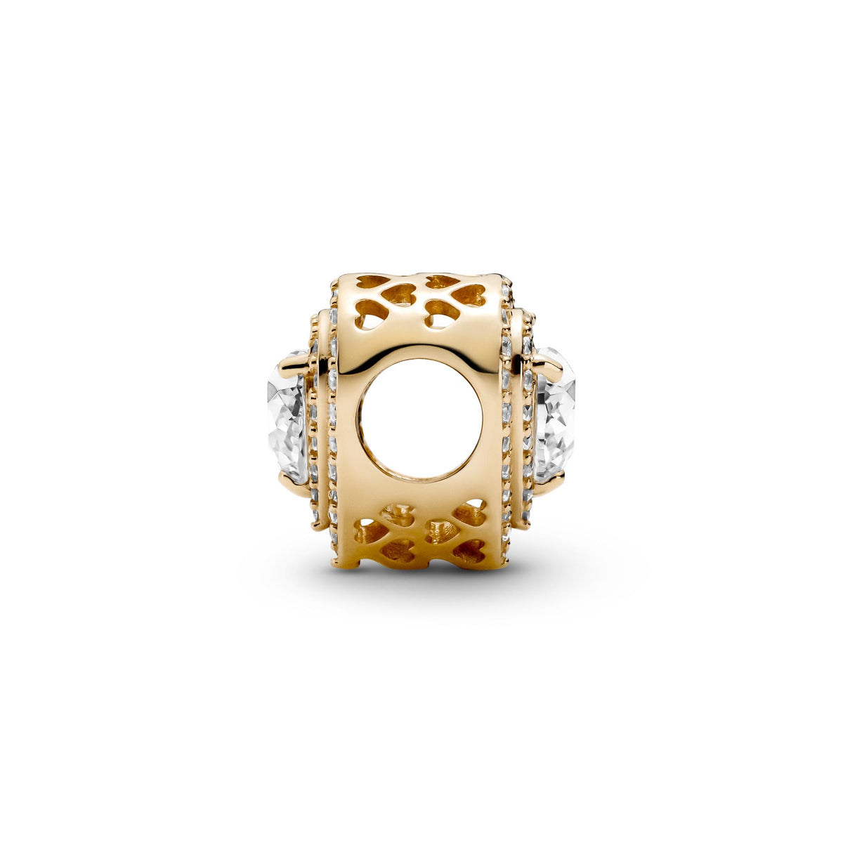 Pandora Moments Charm Cœurs Nivelés Scintillant 759517C01