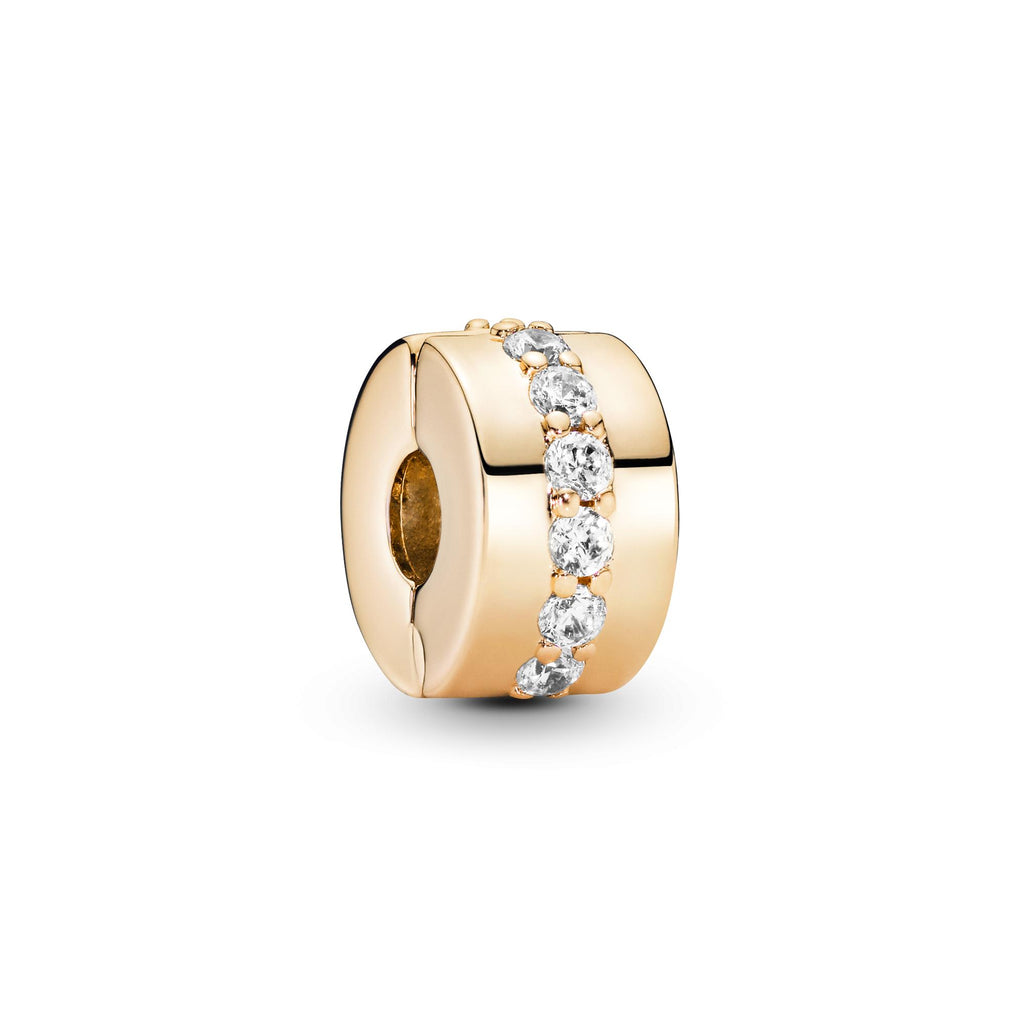 Pandora Moments Charm Clip Rangée Scintillante Incolore 759518C01