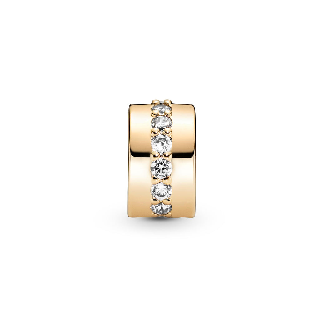 Pandora Moments Charm Clip Rangée Scintillante Incolore 759518C01