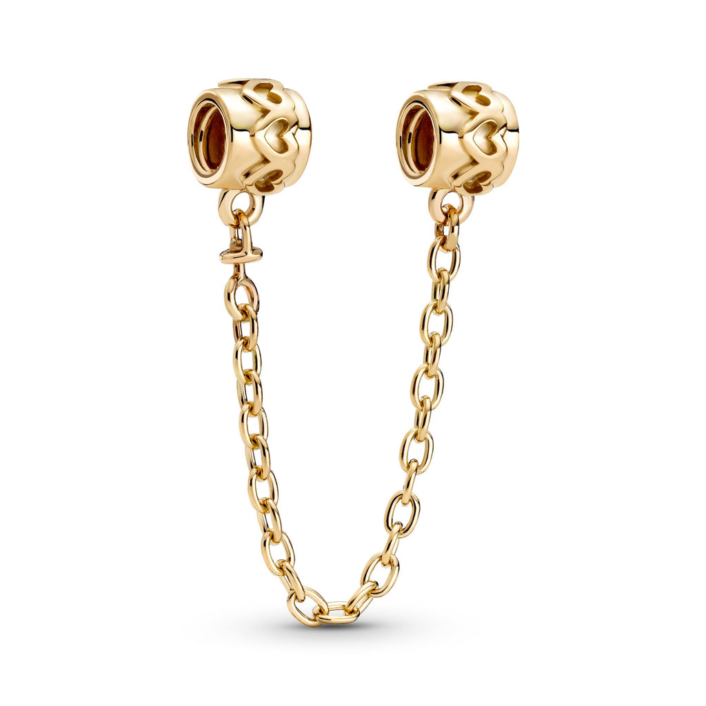 Pandora Moments Charm Chaîne de Confort Cœurs 759519C00-05