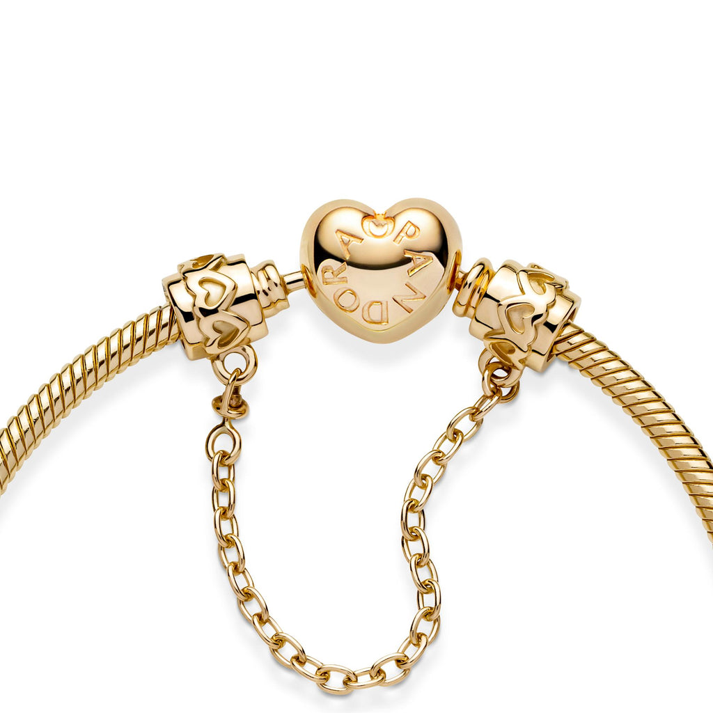 Pandora Moments Charm Chaîne de Confort Cœurs 759519C00-05