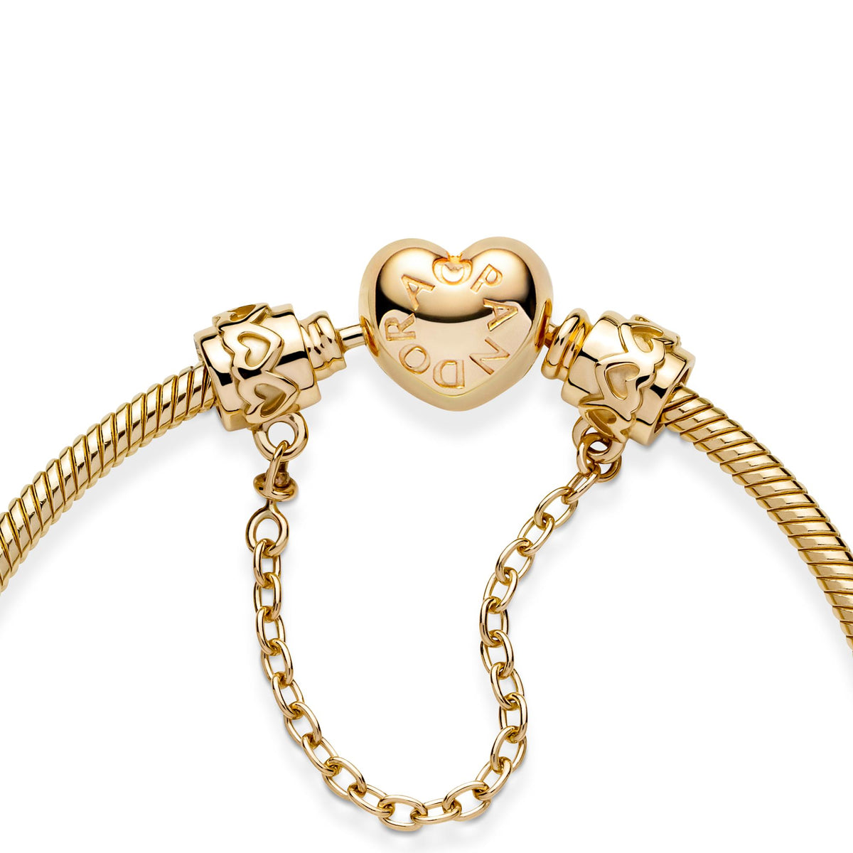 Pandora Moments Charm Chaîne de Confort Cœurs 759519C00-05