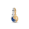 Pandora Moments Charm Pendant Soleil & Lune Séparable Bicolore 762678C01
