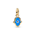Pandora Moments Charm Pendant Main de Fatma Bleue Opalescente 762699C01