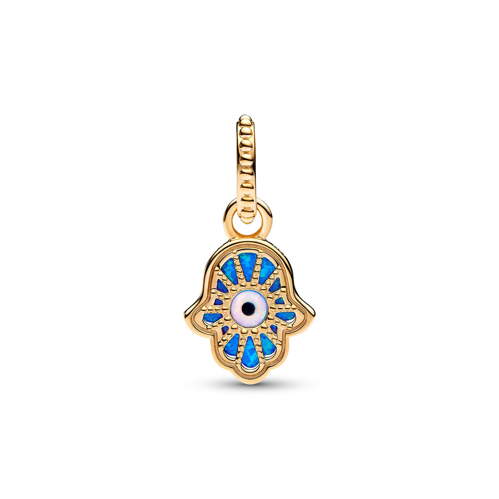 Pandora Moments Charm Pendant Main de Fatma Bleue Opalescente 762699C01