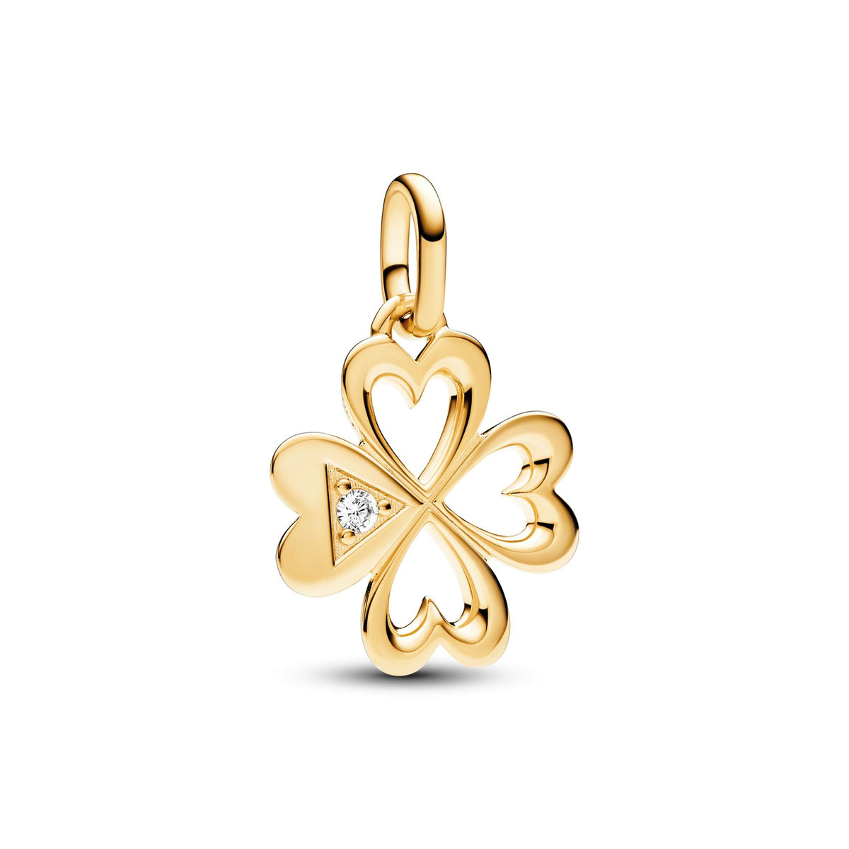 Pandora ME Charm Médaillon Trèfle à Quatre Feuilles Cœur 763034C01