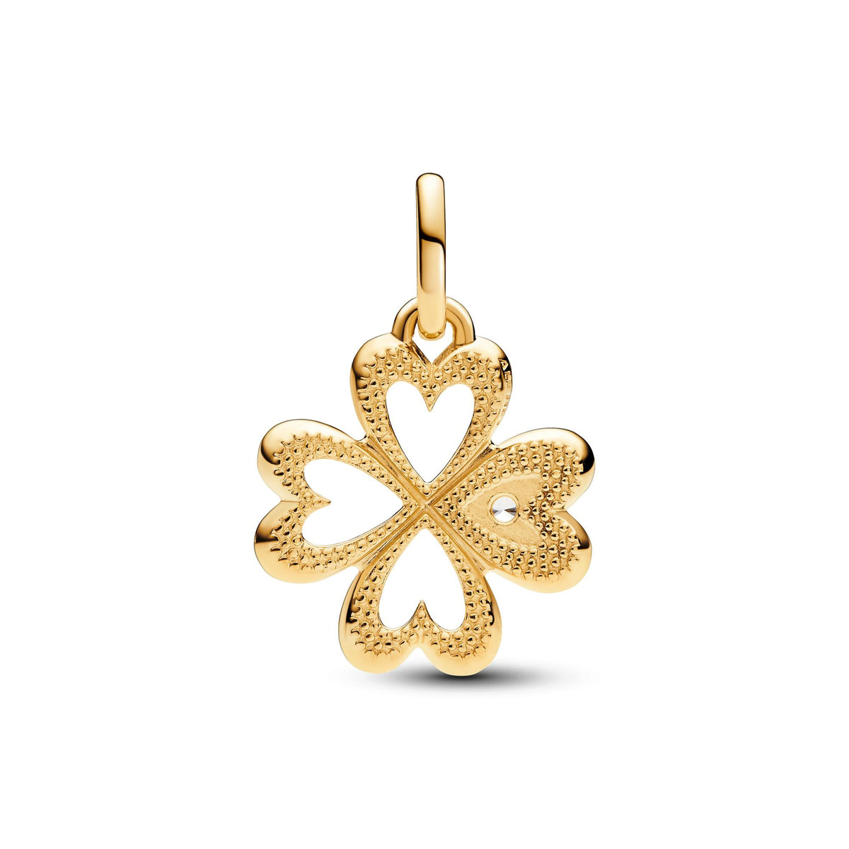 Pandora ME Charm Médaillon Trèfle à Quatre Feuilles Cœur 763034C01