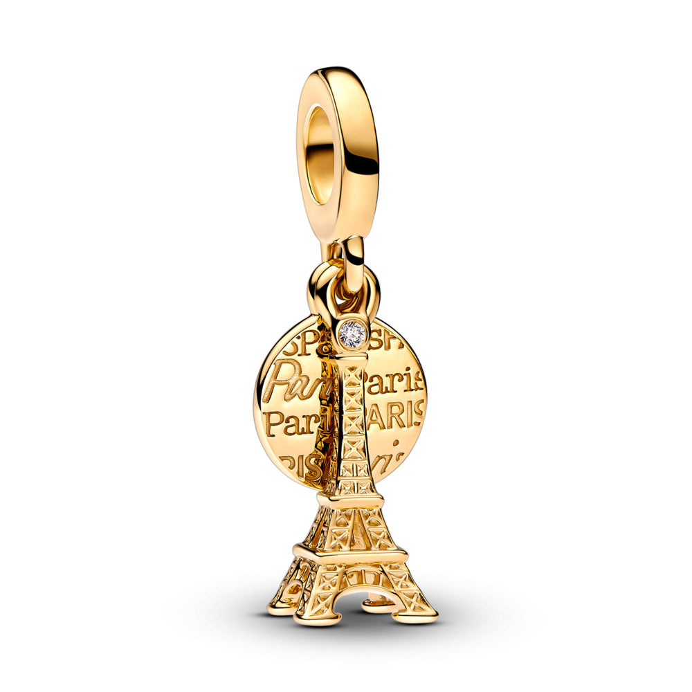 Pandora Moments Charm Pendant Gravable Tour Eiffel 763344C01