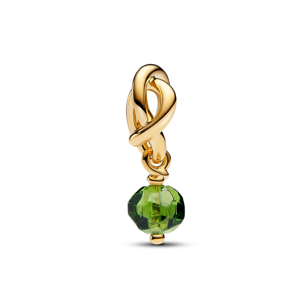 Pandora Moments Charm Pendant Cercle de l'Éternité Vert Printanier Facetté 763462C08