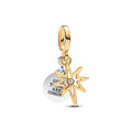 Pandora Moments Charm Pendant Double Gravable Étoile 763588C01