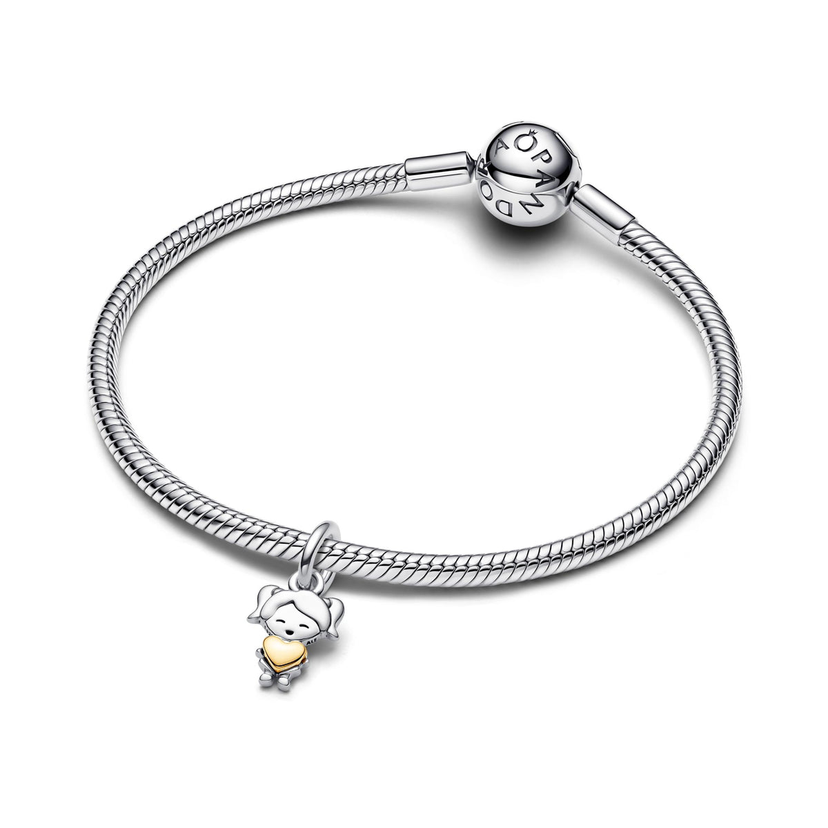 Pandora Moments Charm Pendant Fille Heureuse 763601C00