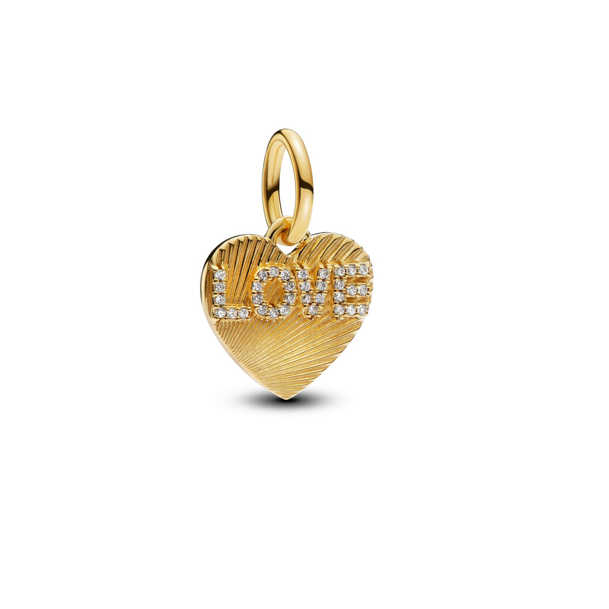 Pandora Moments Charm Pendant Cœur d'Amour Gravable 763604C01