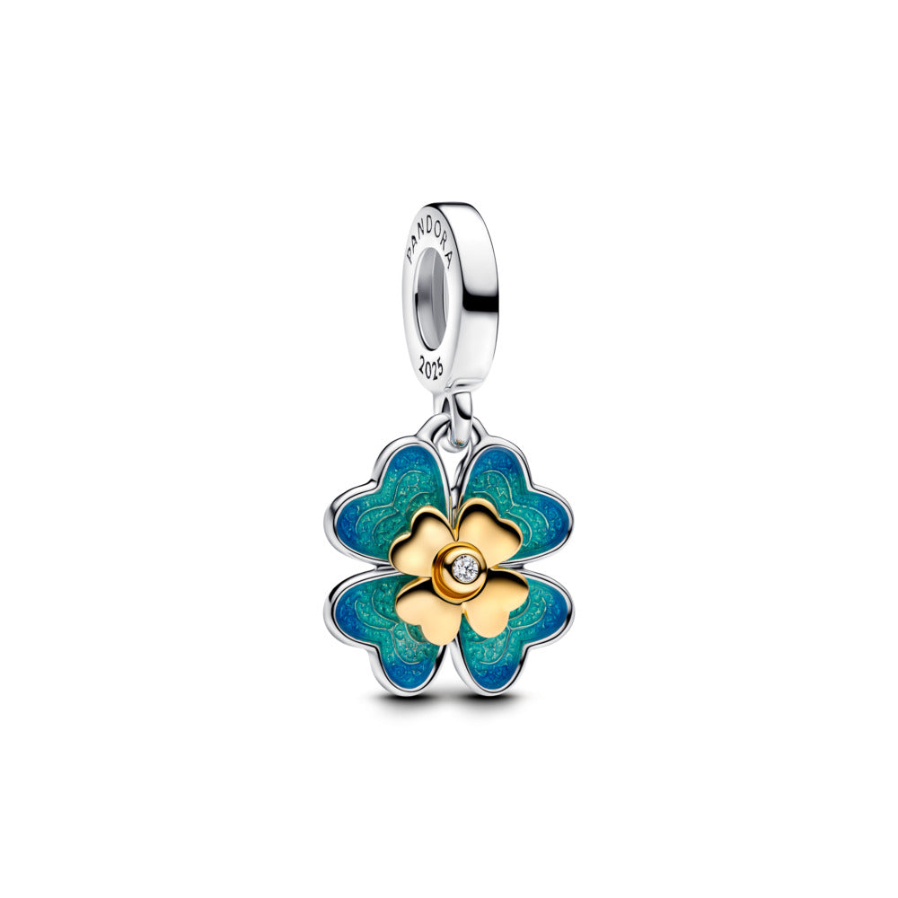 Pandora Moments Charm Pendant Trèfle Rotatif 763624C01