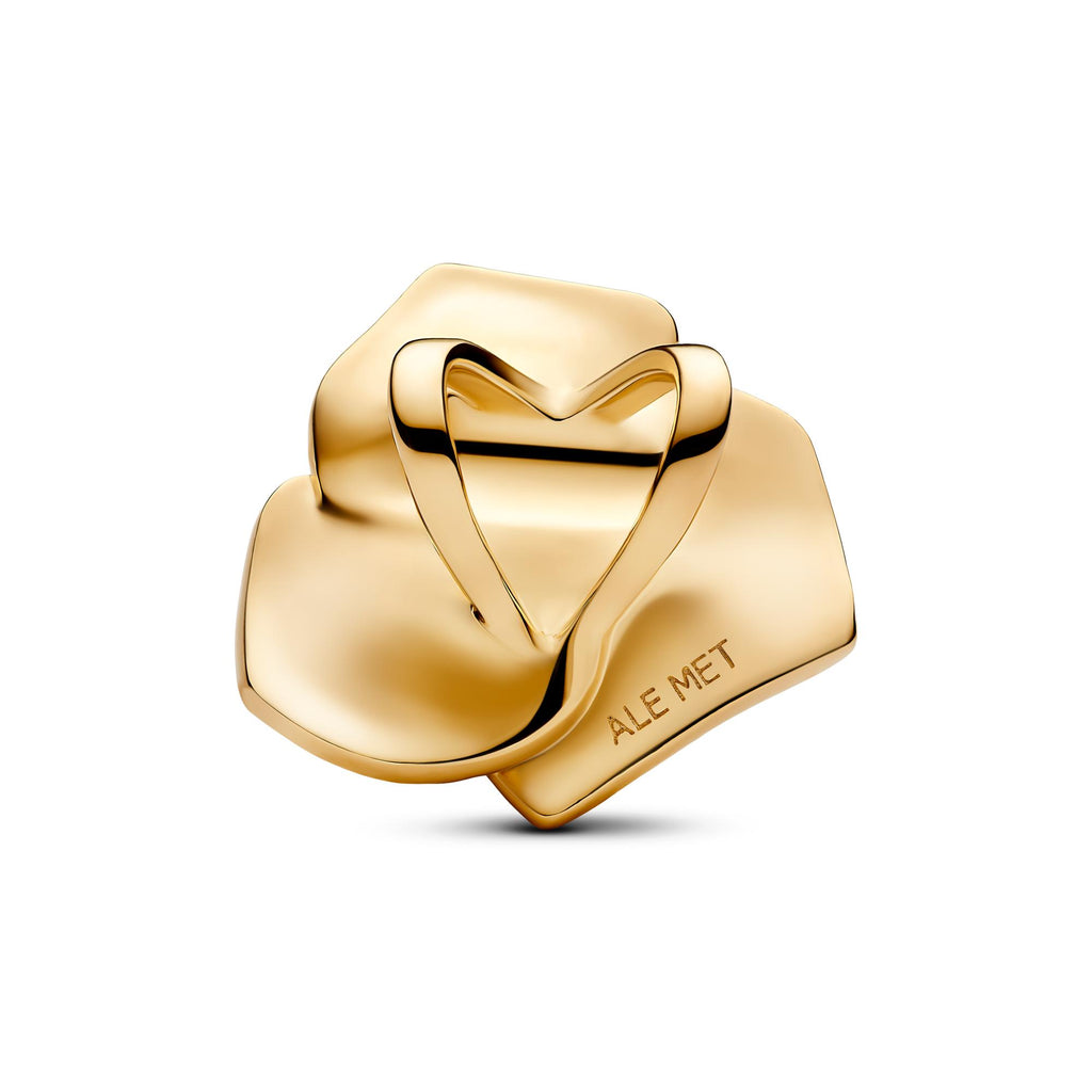 Pandora Moments Charm Surdimensionné Rose Éclose 763675C00