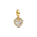 Pandora Moments Charm Pendant Double Cœur Scintillant 763765C01