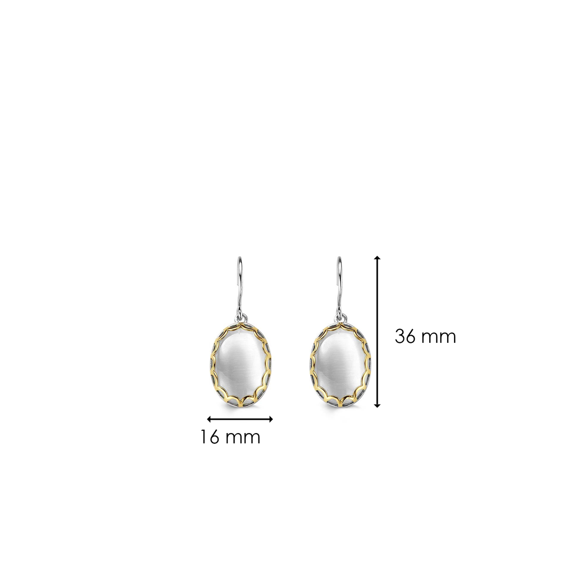 Ti Sento Milano Boucles d'oreilles 7637CW