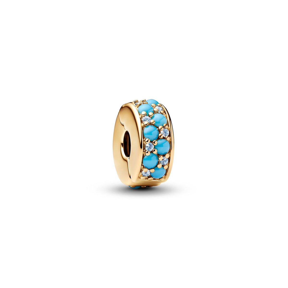 Pandora Moments Charm Clip Bleu Azur 763902C01