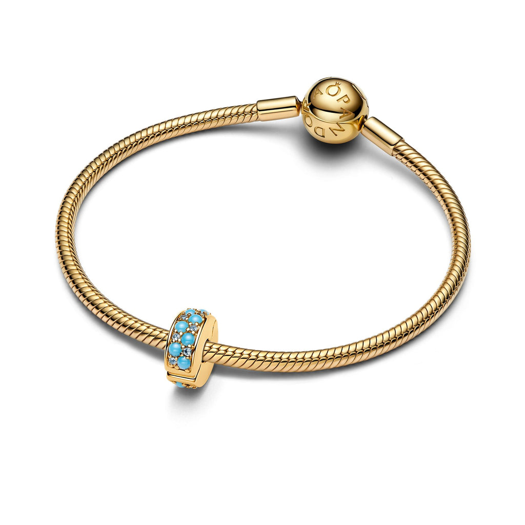 Pandora Moments Charm Clip Bleu Azur 763902C01
