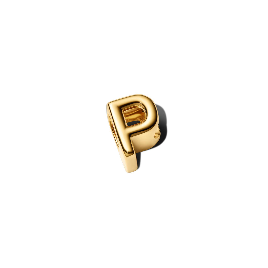 Pandora Moments Charm Alphabet Lettre P 763962C00