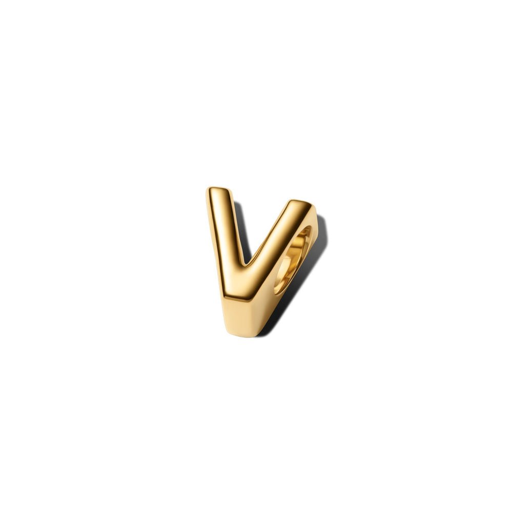 Pandora Moments Charm Alphabet Lettre V 763968C00