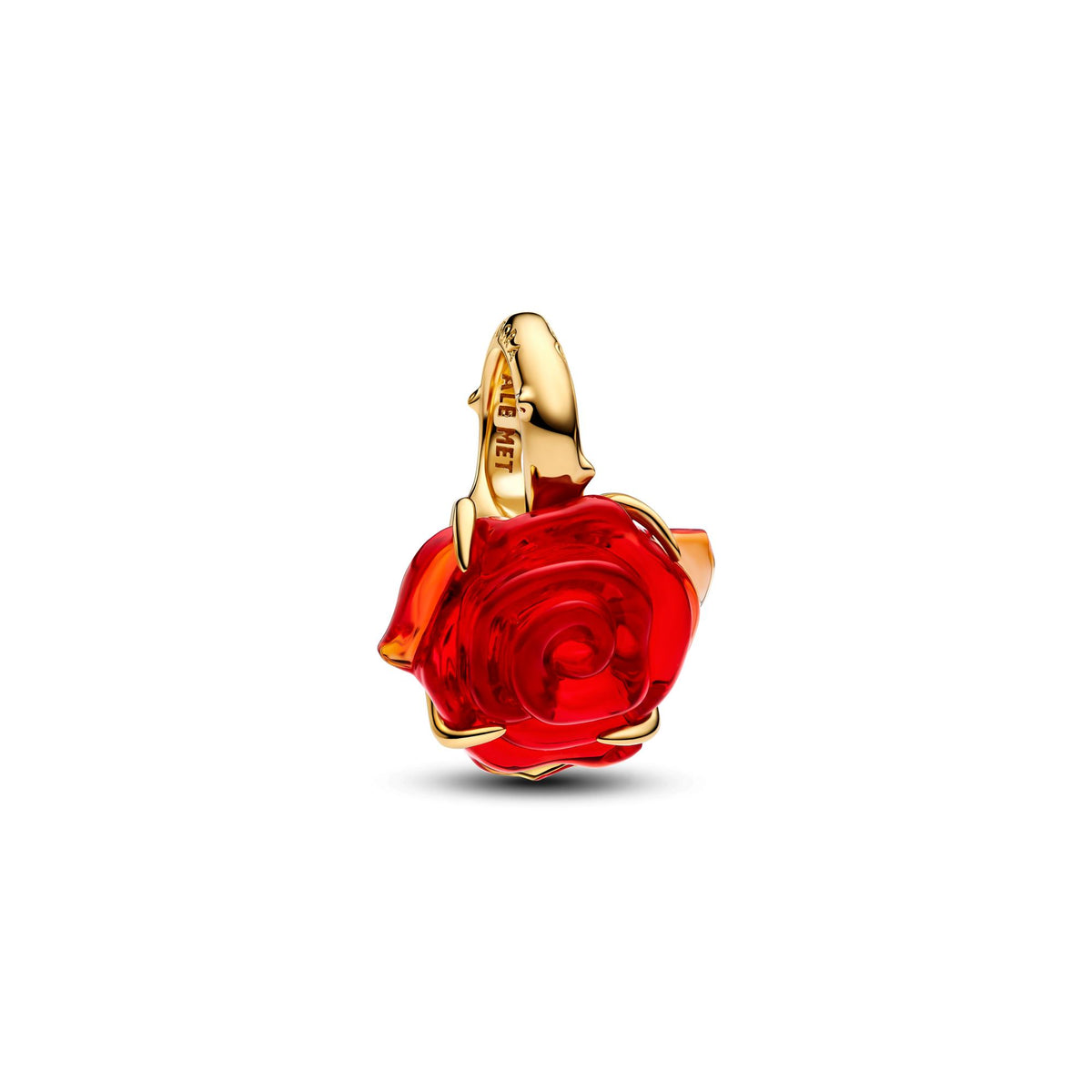 Pandora Disney Charm Pendant Disney La Belle et La Bête Rose Enchantée 764018C01