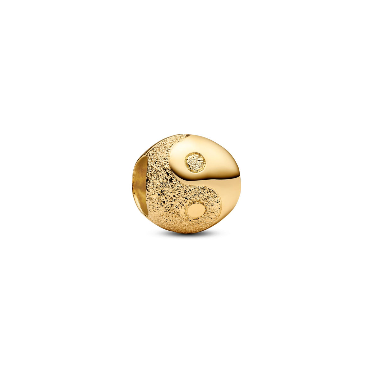 Pandora Moments Mini Charm Yin et Yang Texturé 764045C00