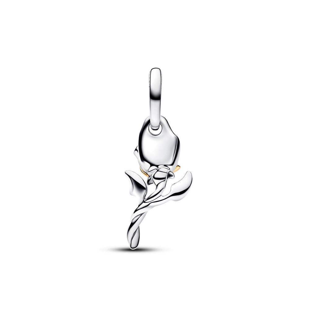 Pandora Disney Charm Pendant Rose Enchantée de la Belle, Diamant de Synthèse 764405C01