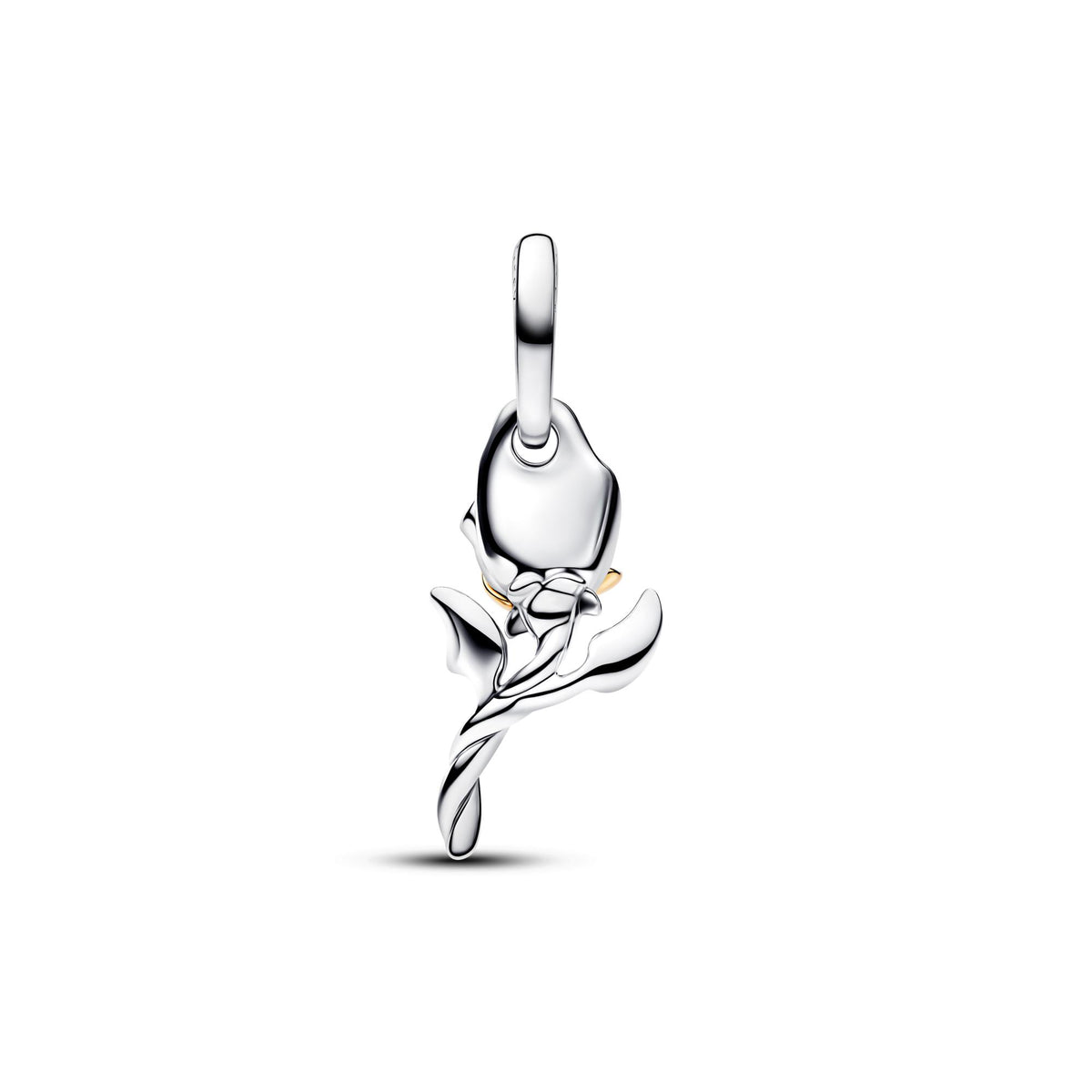 Pandora Disney Charm Pendant Rose Enchantée de la Belle, Diamant de Synthèse 764405C01