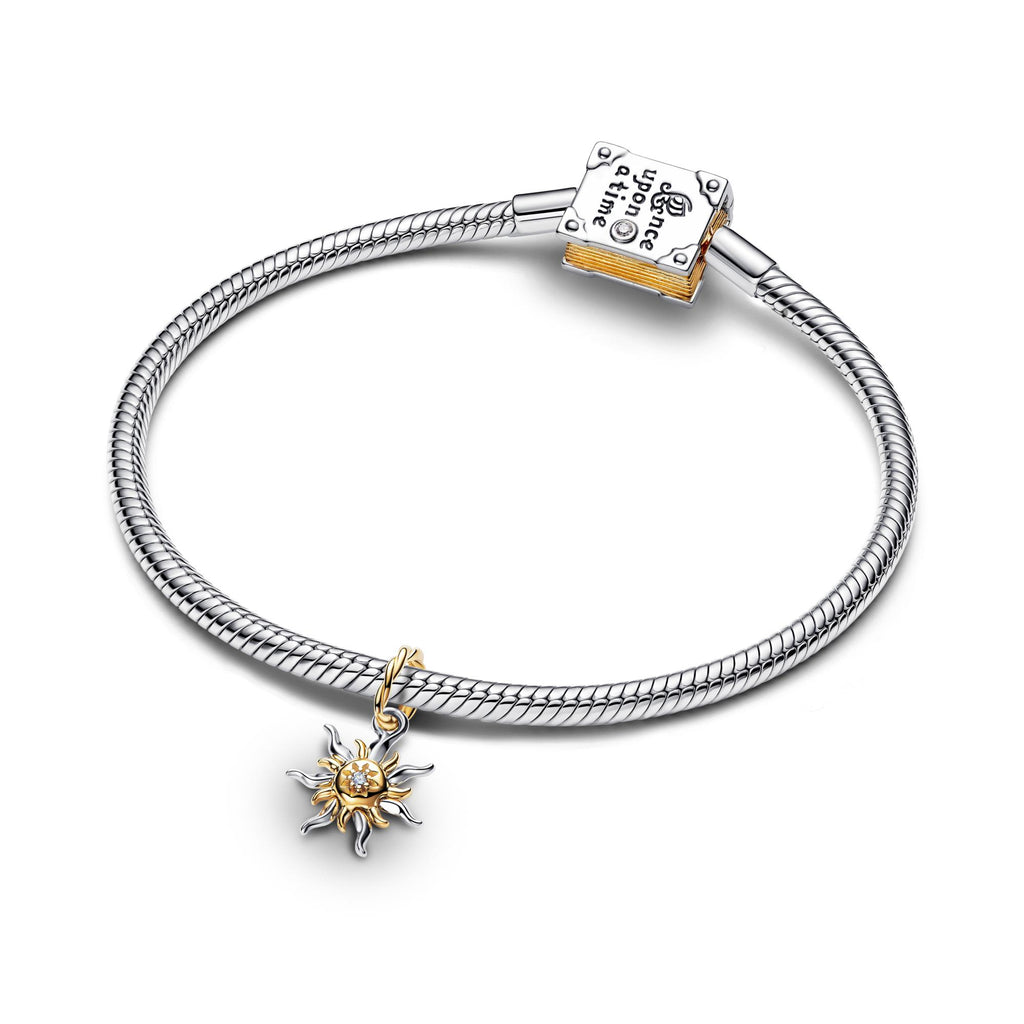 Pandora Disney Charm Pendant Fleur du Soleil de Raiponce, Diamant de Synthèse 764406C01
