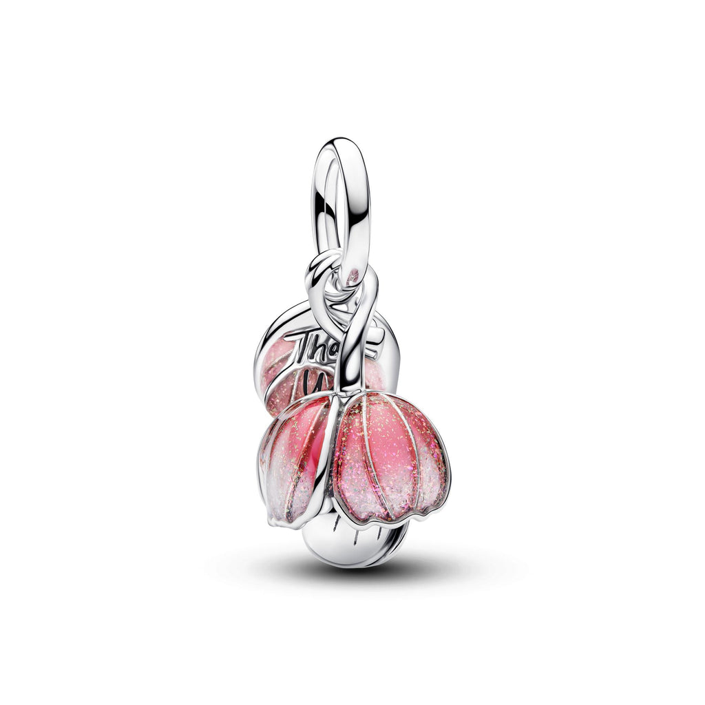 Pandora Moments Charm Pendant Fleur Éclose Bicolore 764453C01
