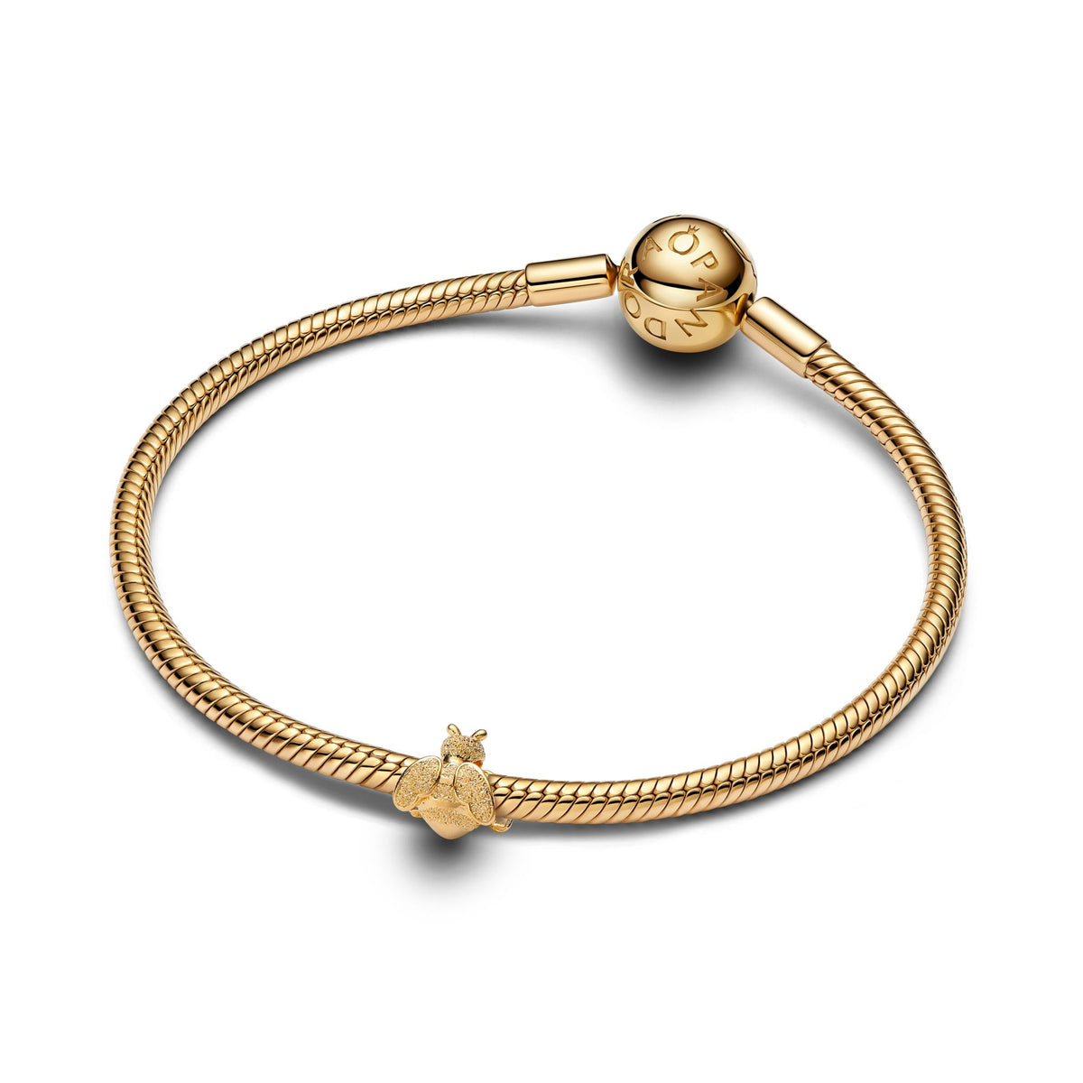 Pandora Moments Mini Charm Abeille Texturé 764524C00