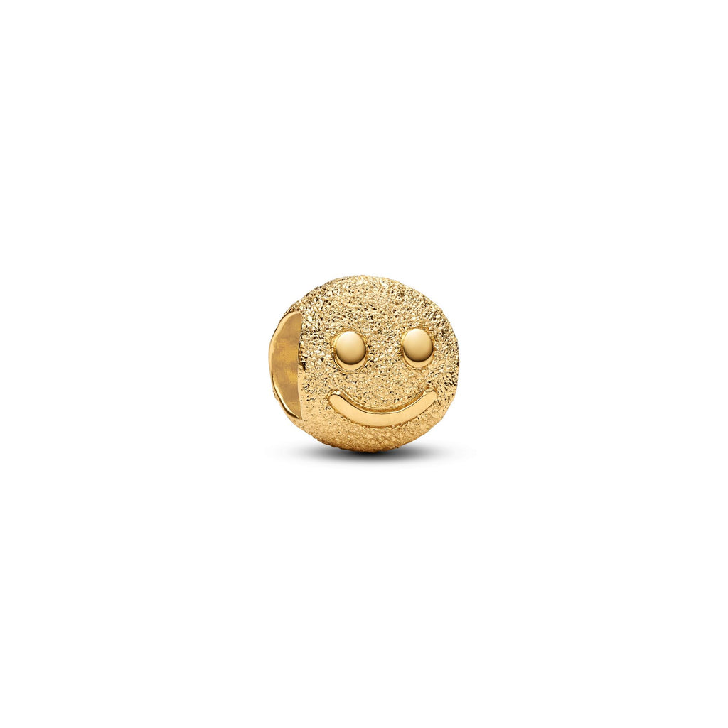 Pandora Moments Mini Charm Visage Heureux Texturé 764526C00