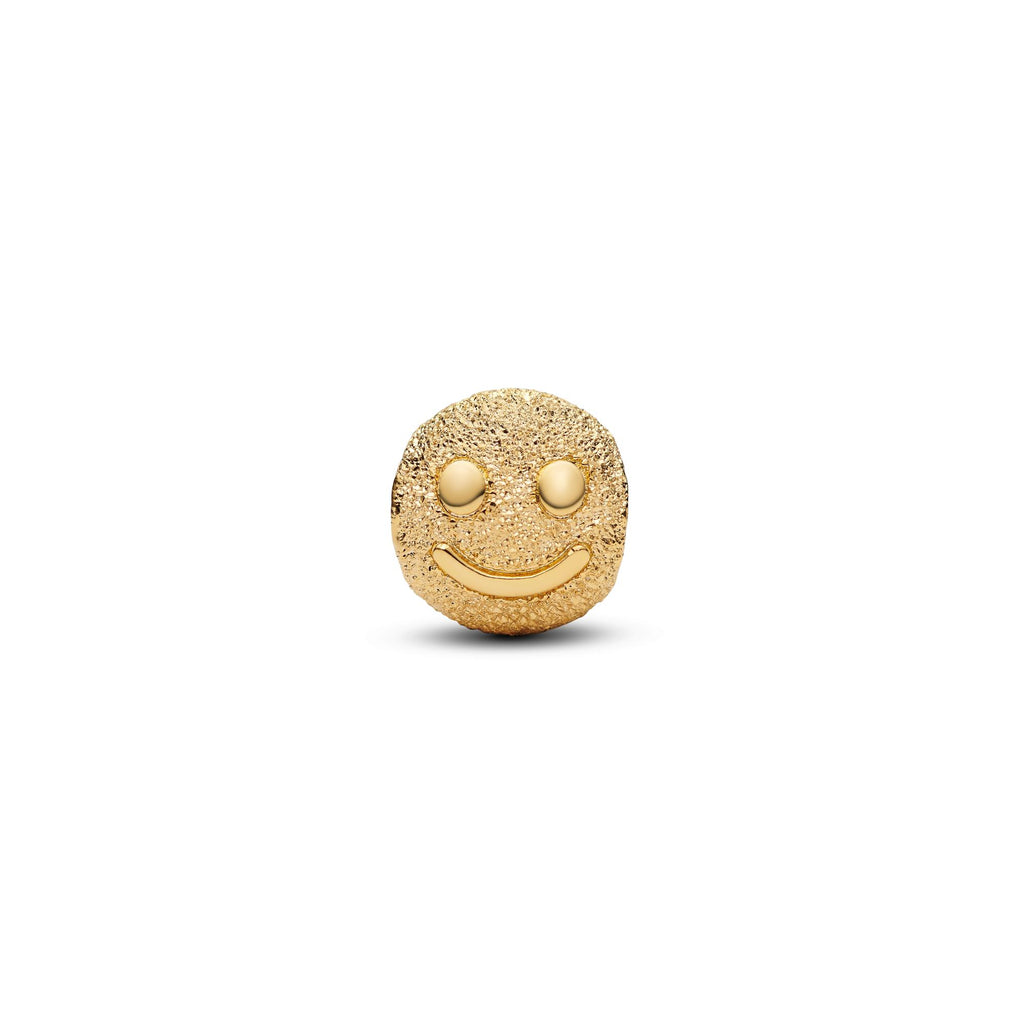 Pandora Moments Mini Charm Visage Heureux Texturé 764526C00
