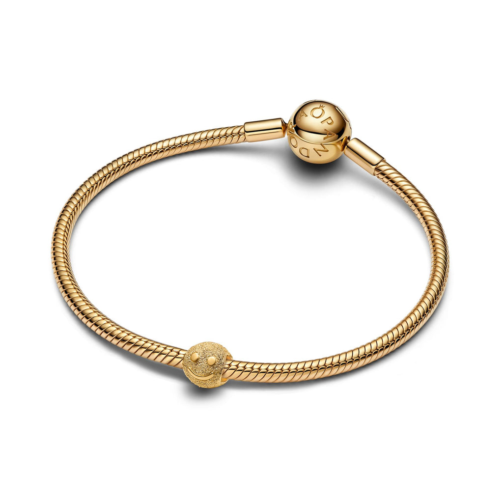Pandora Moments Mini Charm Visage Heureux Texturé 764526C00
