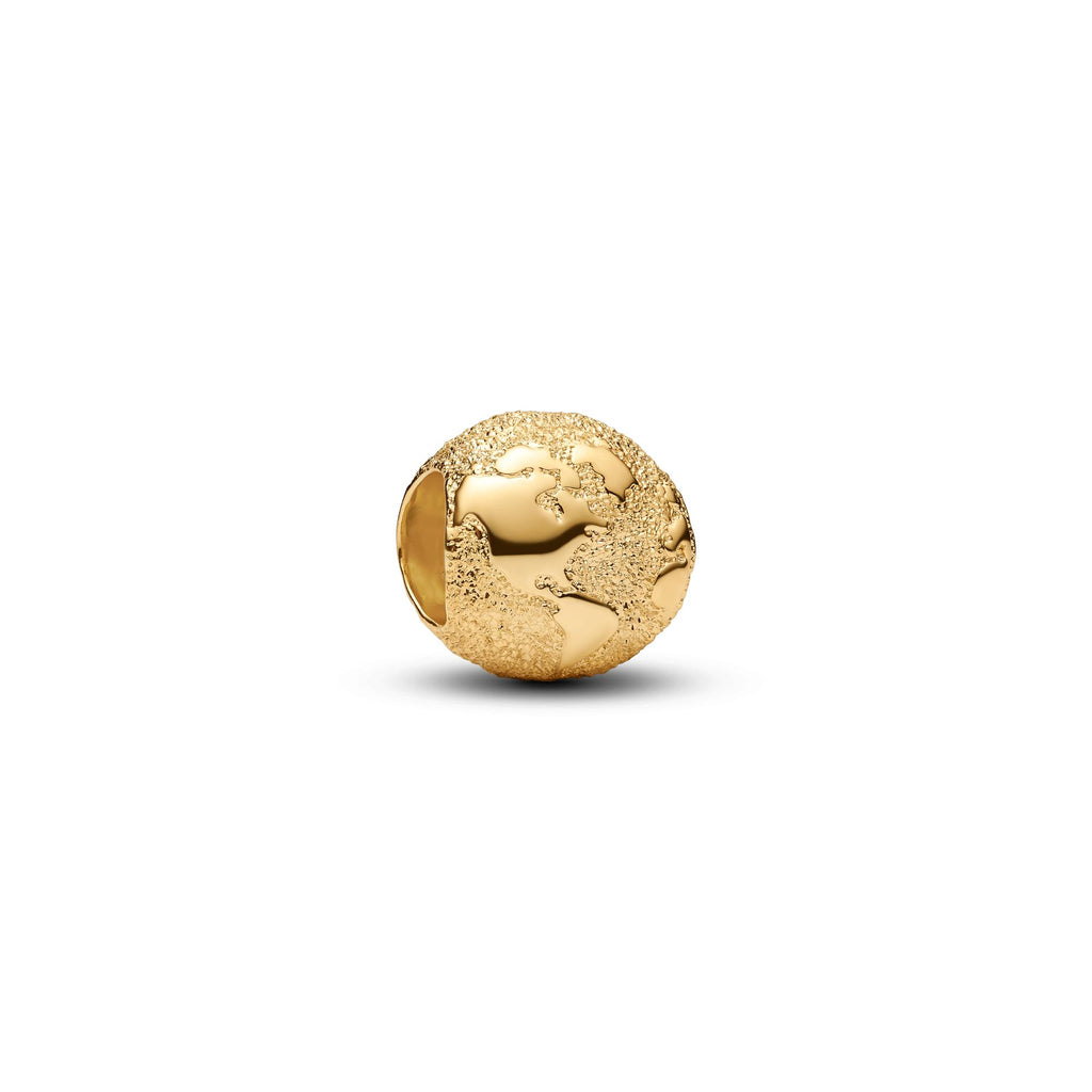 Pandora Moments Mini Charm Globe Texturé 764529C00