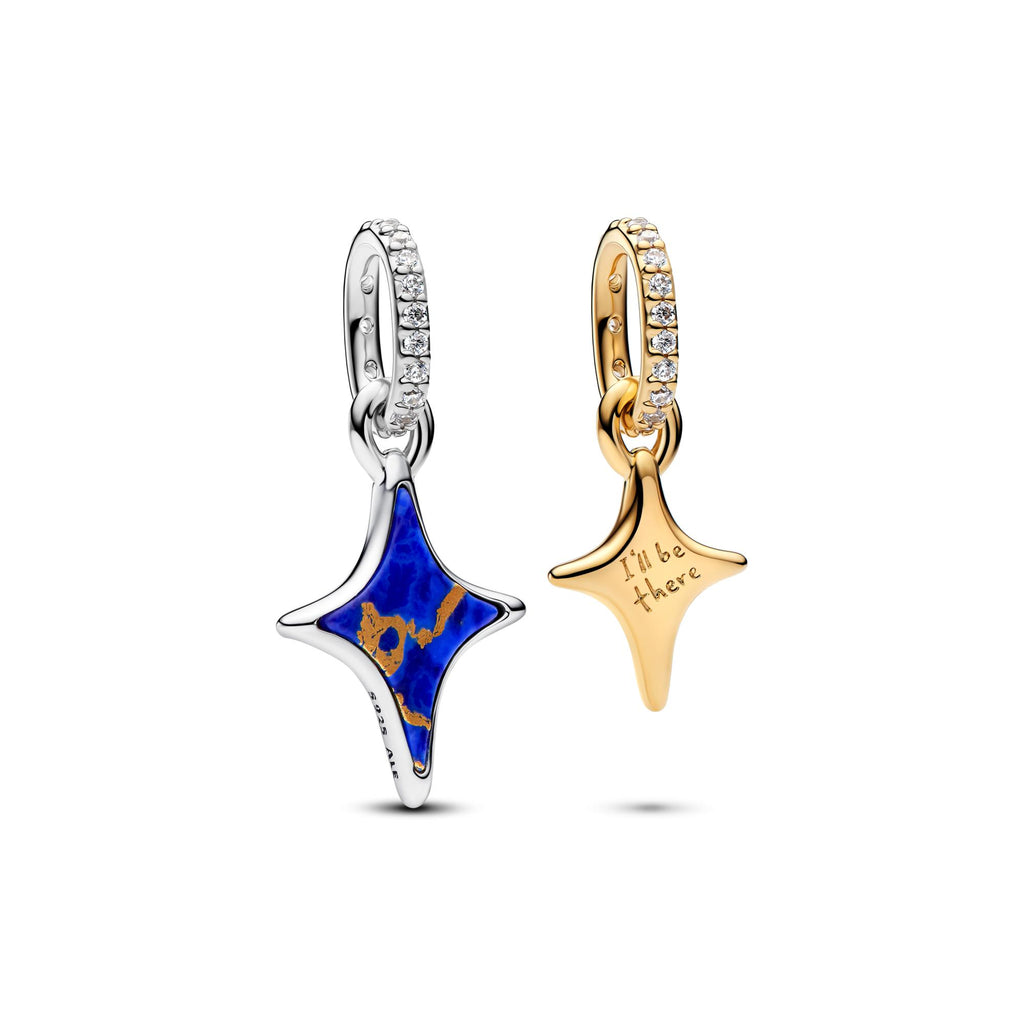 Pandora Moments Double Charm Pendant Étoiles Séparables 764945C01