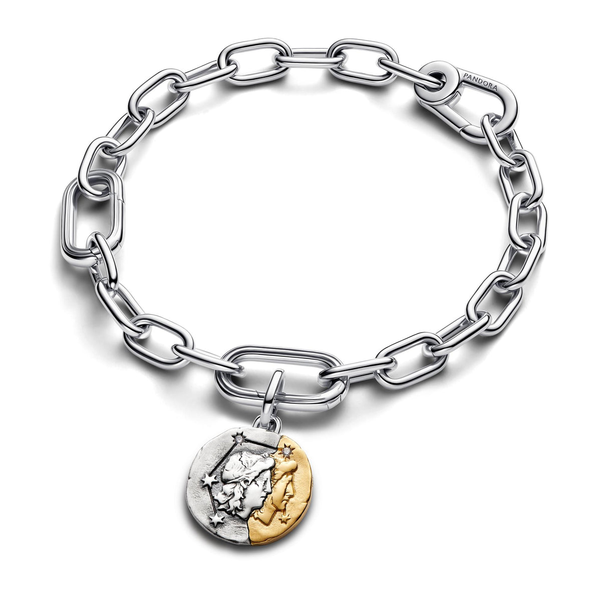 Pandora ME Charm Médaillon Zodiaque Gémeaux 764989C01