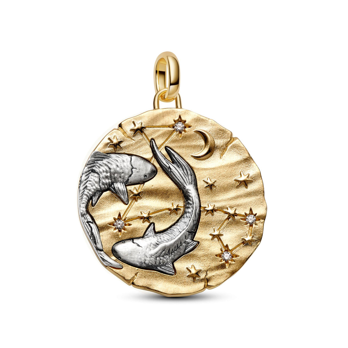 Pandora ME Charm Médaillon XL Zodiaque Poisson 765005C01