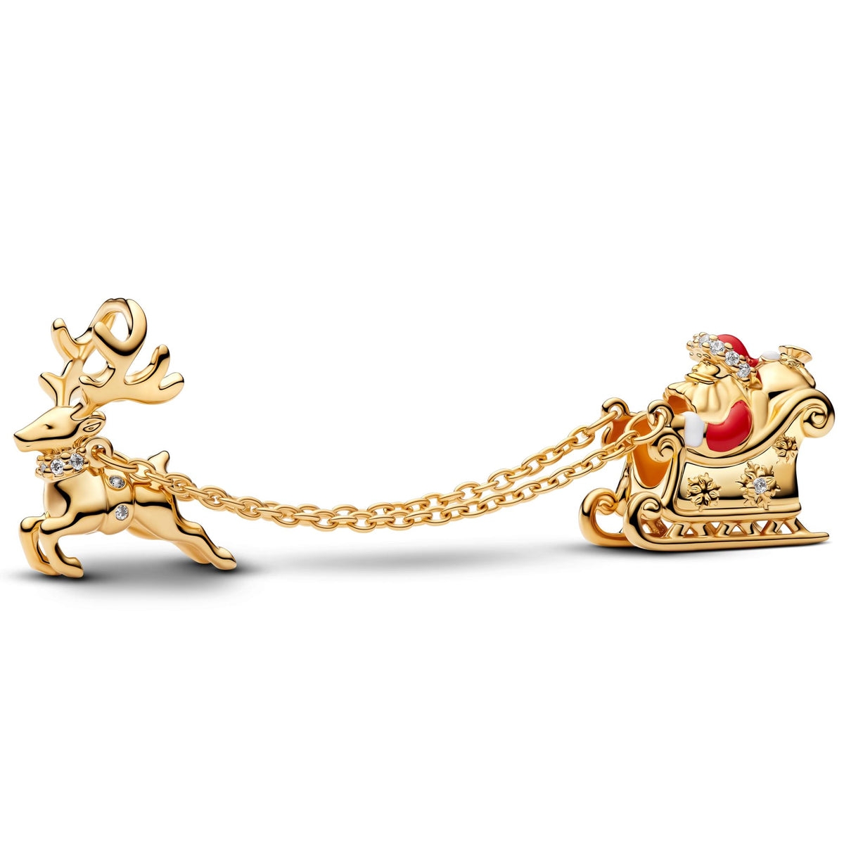 Pandora Moments Double Charm Traîneau du Père Noël 765056C01