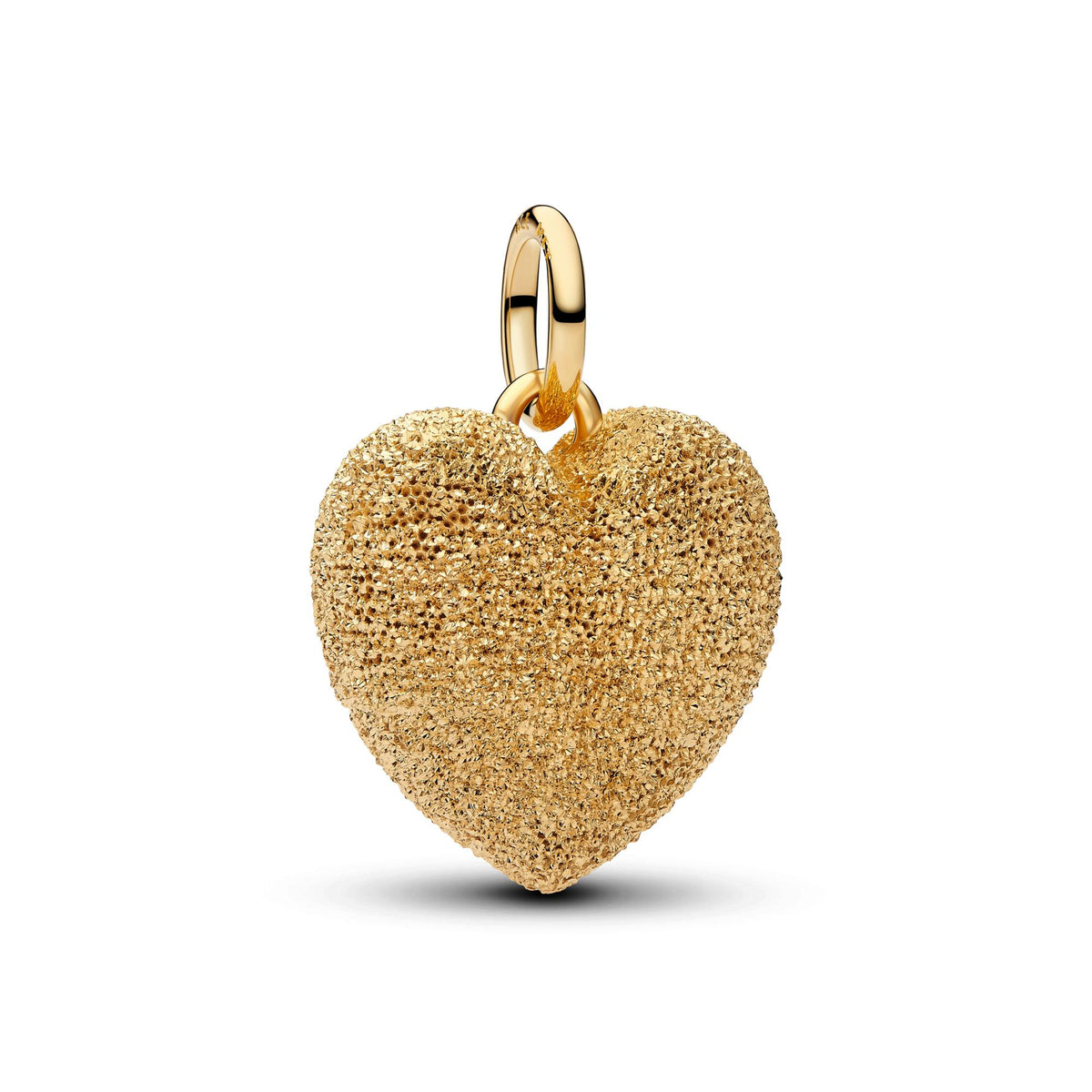 Pandora Moments Charm Pendant Cœur Bombé Texturé 765073C00