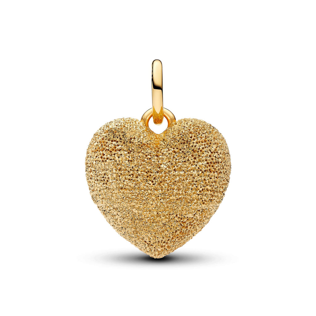 Pandora Moments Charm Pendant Cœur Bombé Texturé 765073C00
